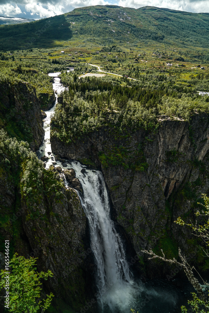 The Vøringfossen Waterfall The Vøringfossen Waterfall