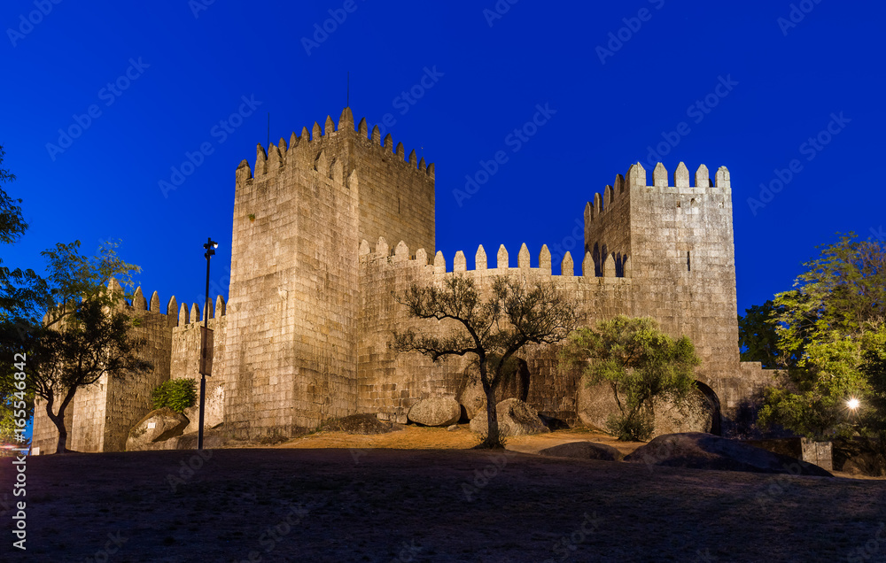 Castle in town Guimaraes - Portugal