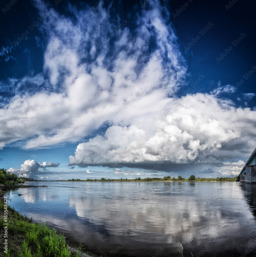 On the banks of the Vistula River. On the banks of the Vistula River.