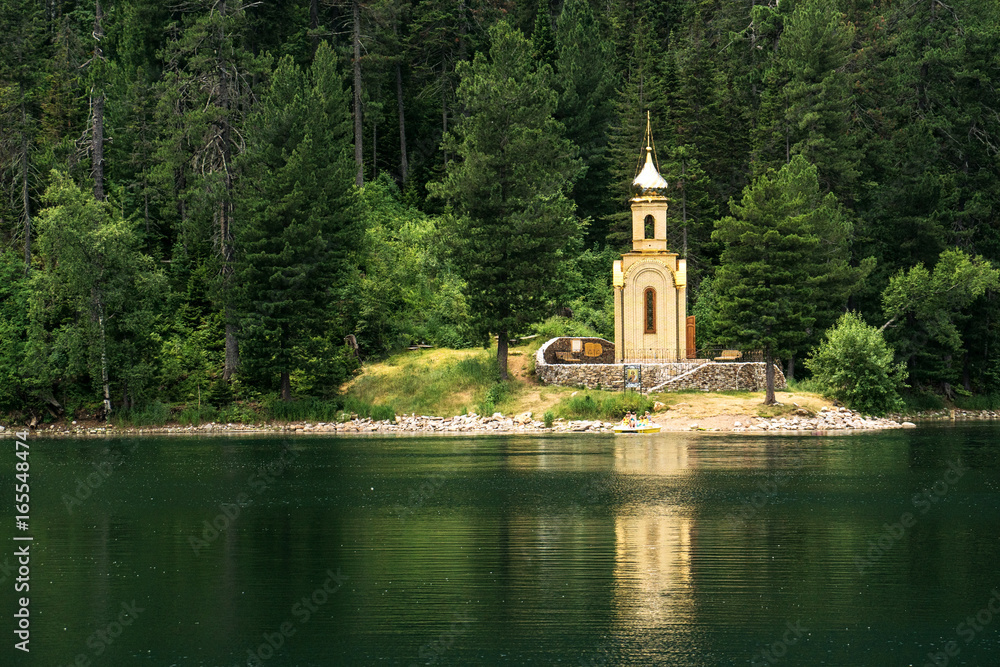 Chapel of the Holy Prophet King Solomon on the shore of Lake Emerald