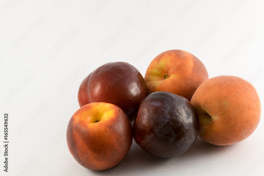 plums and  peaches