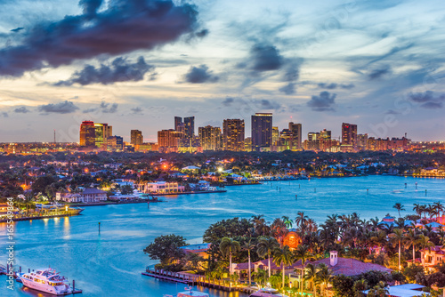 Fort Lauderdale, Florida, USA skyline. © SeanPavonePhoto