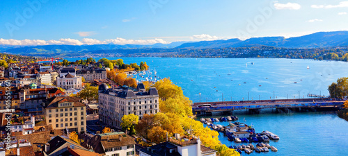 Panorama von Zürich, Schweiz