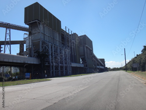 Scene of the Port of Newcastle, NSW Australia.