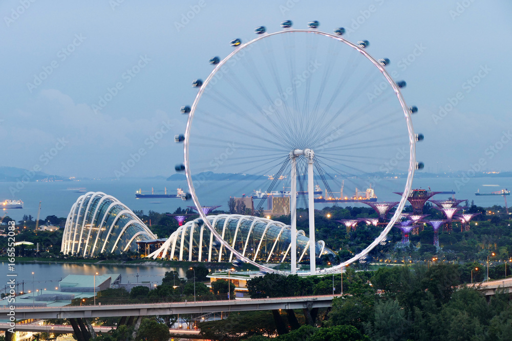 Naklejka premium Singapore Flyer, Singapour