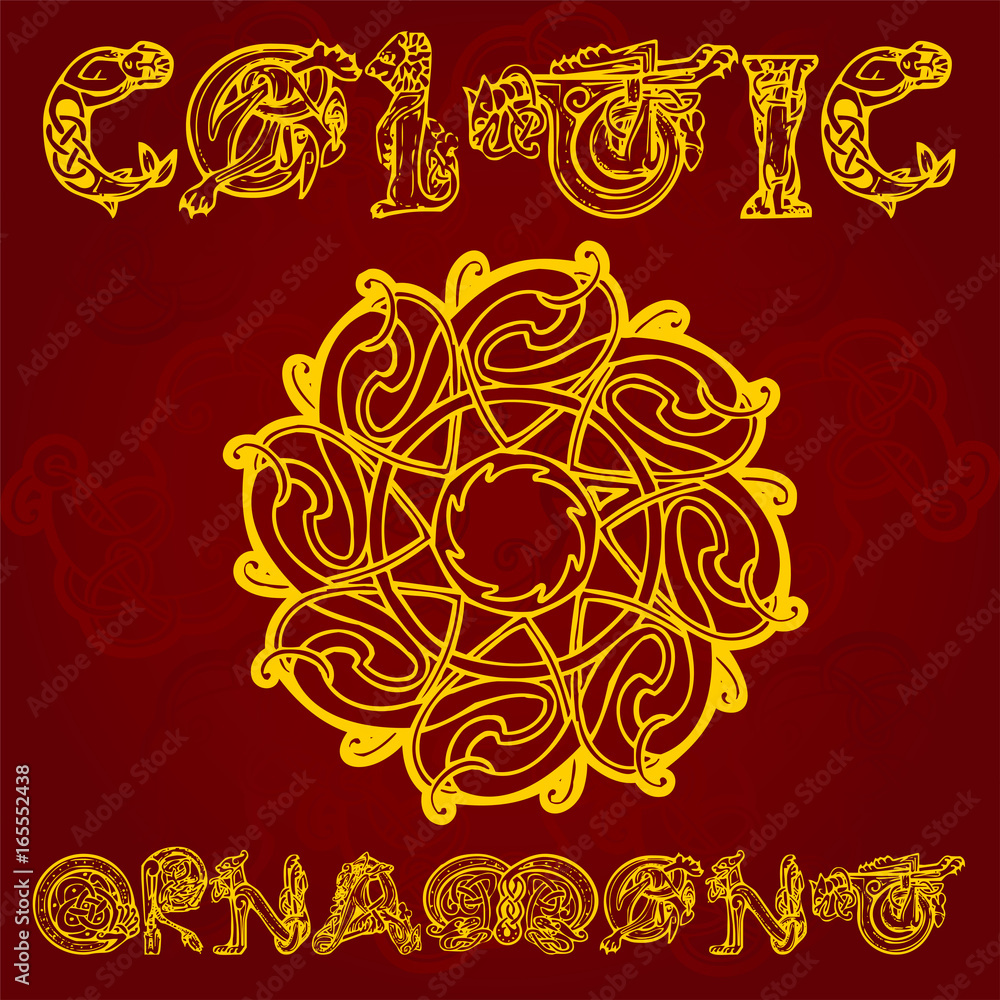 Celtic decorative  ornament