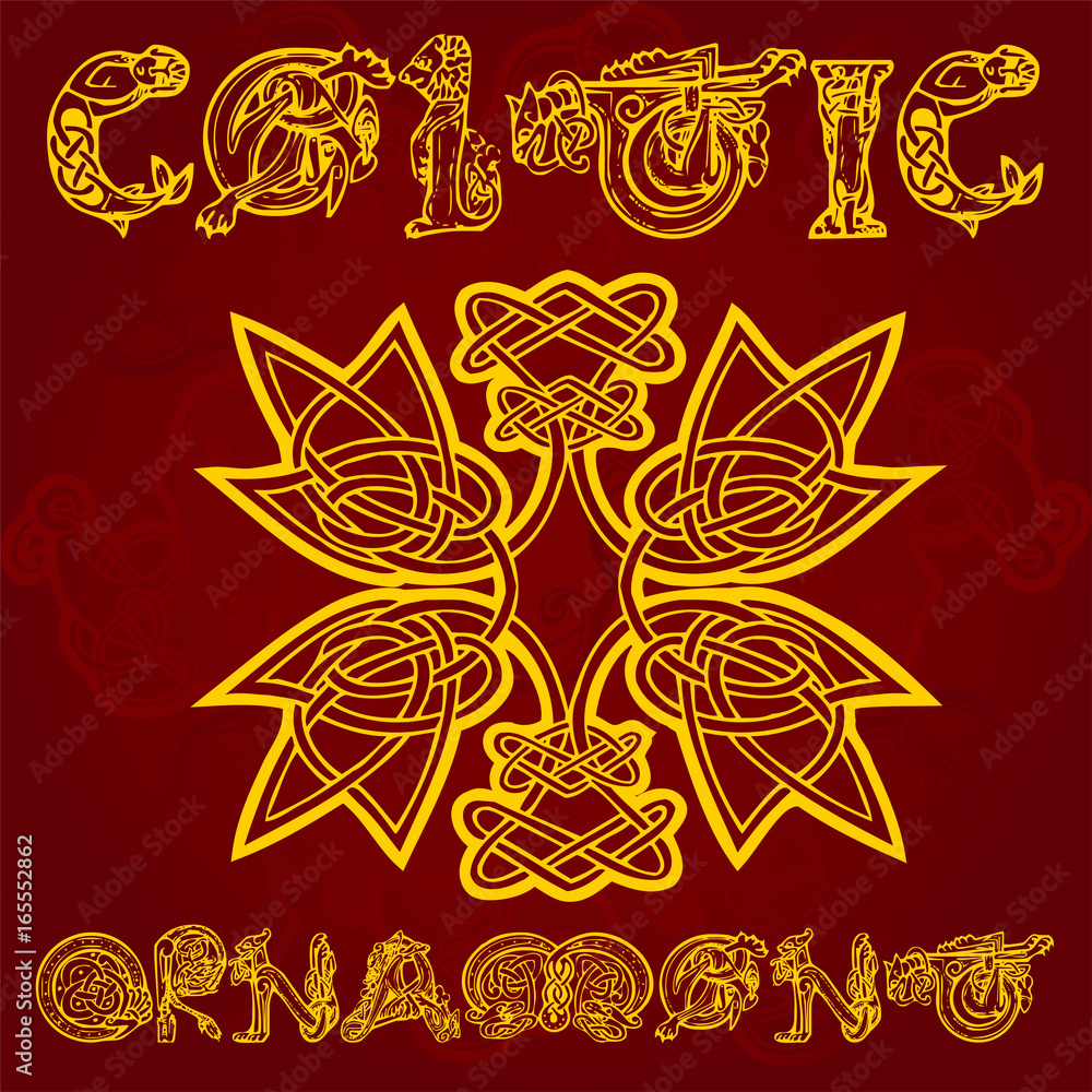 Celtic decorative ornament Celtic decorative ornament