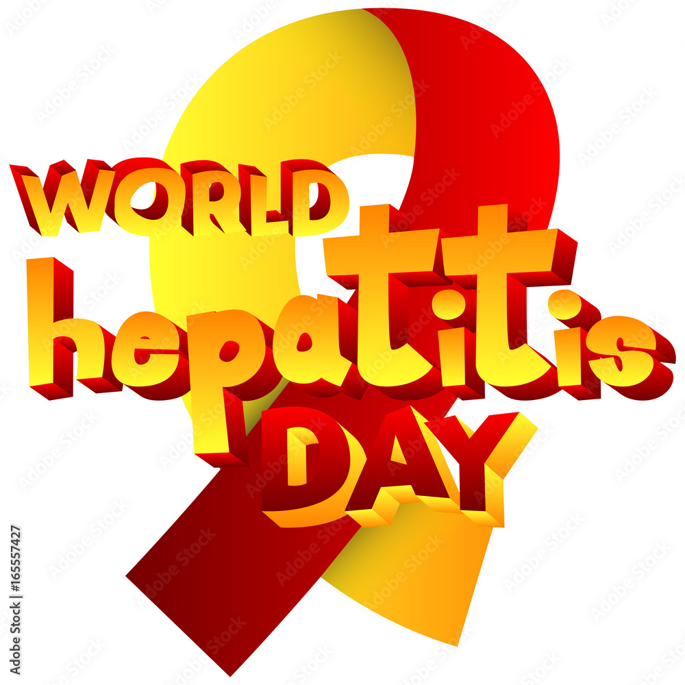 Vector illustrated banner, greeting card or poster for World Hepatitis Day. Vector illustrated banner, greeting card or poster for World Hepatitis Day.