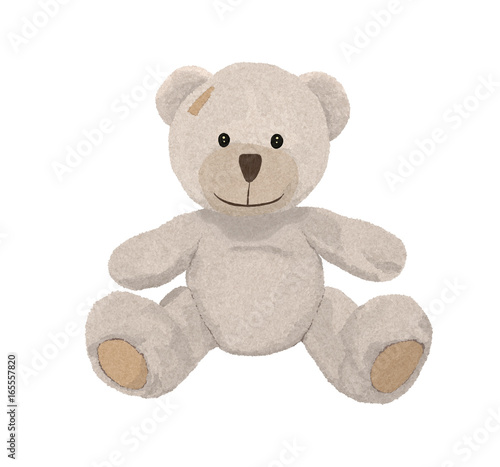 Teddy bear with patch