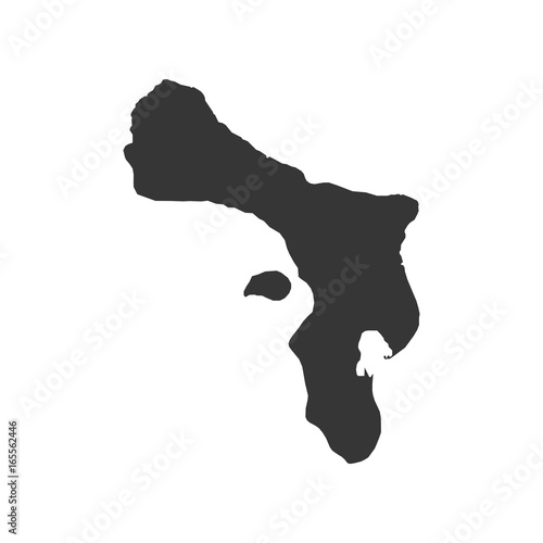 Bonaire map outline