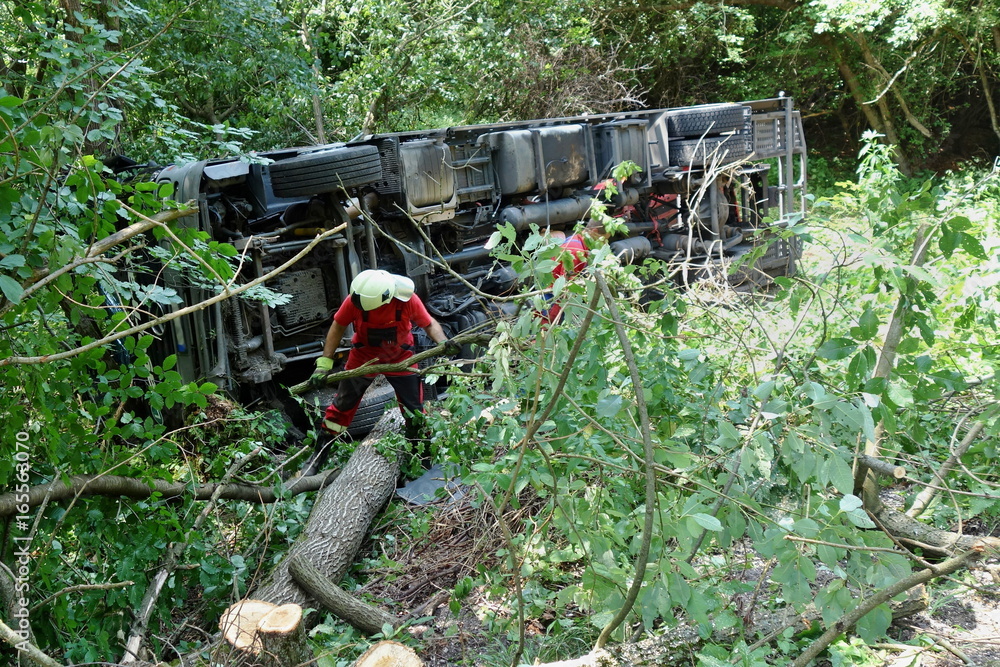 Real event, Truck accident, The truck crashed on the road and overturned. Carriage of new cars. Real event, Truck accident, The truck crashed on the road and overturned. Carriage of new cars.