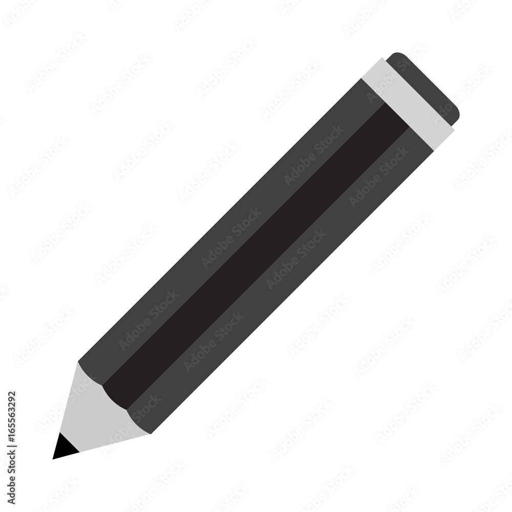 School pencil isolated icon vector illustration design School pencil isolated icon vector illustration design