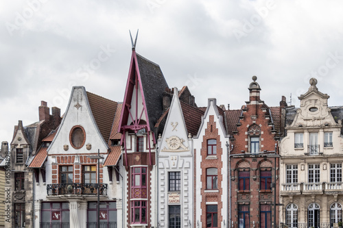 Le Beffroi de béthune, sa place, ses maisons et son architecture, Béthune, Pas de Calais, Hauts-de-France, France