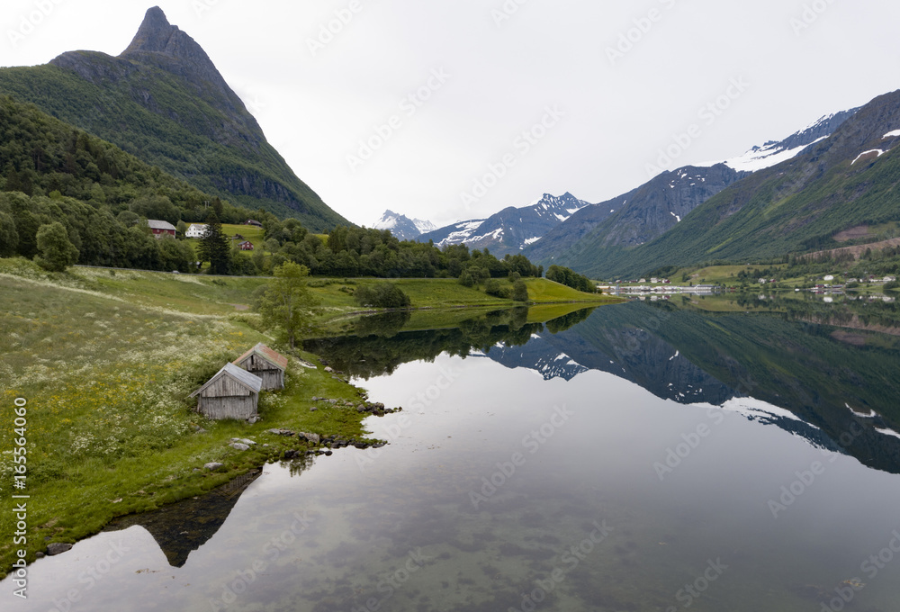 Sykkylven Area in West Norway