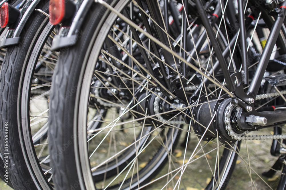 modern bicycle rent background modern bicycle rent background