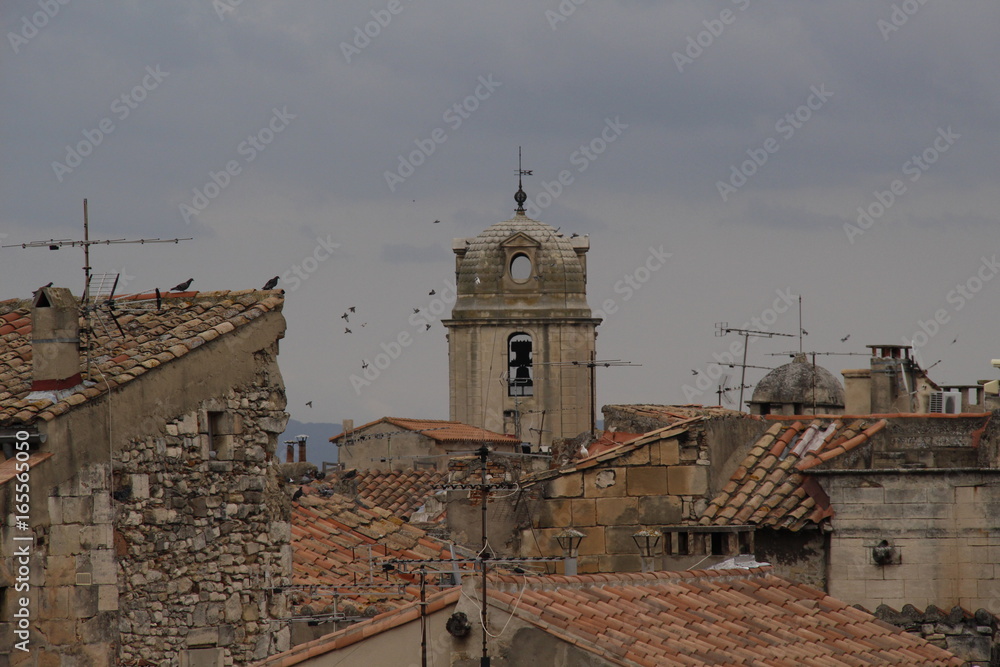 über den Dächern von Arles/Südfrankreich