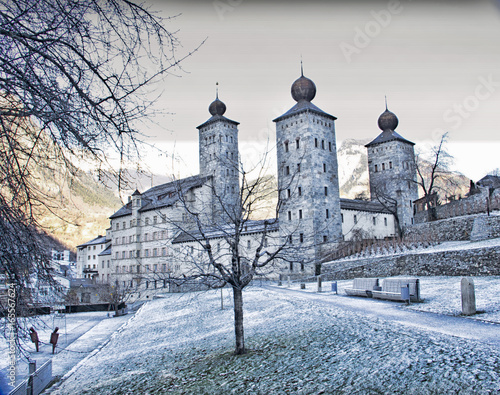 Fotografie Schloss in Brig
