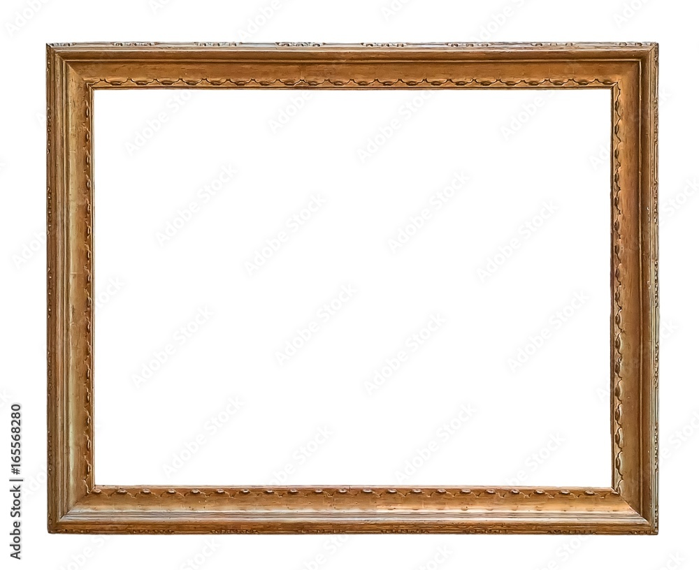Golden frame for paintings, mirrors or photos Golden frame for paintings, mirrors or photos