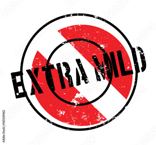 Extra Mild rubber stamp. Grunge design with dust scratches. Effects can be easily removed for a clean, crisp look. Color is easily changed.
