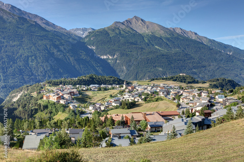 Vue de Aussois- Savoie photo