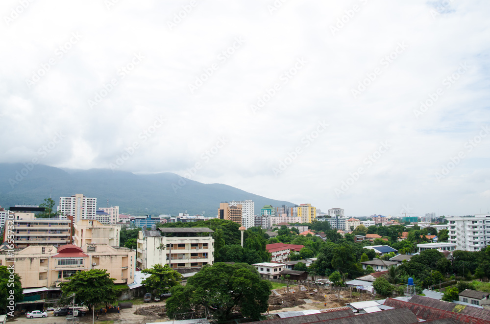The Cloud on the sky above Chiangmai CIty and the logistic. The Cloud on the sky above Chiangmai CIty and the logistic.