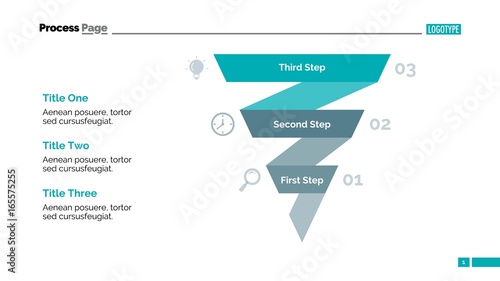 Funnel Infographic Diagram Slide Template