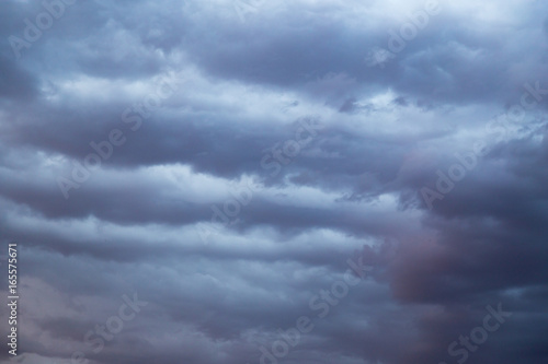 Clouds at sunset as background