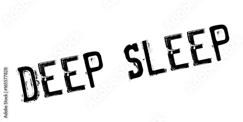 Deep Sleep rubber stamp. Grunge design with dust scratches. Effects can be easily removed for a clean, crisp look. Color is easily changed.