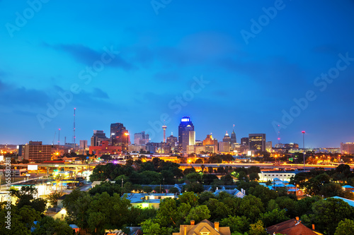Obraz na plátně San Antonio, TX cityscape
