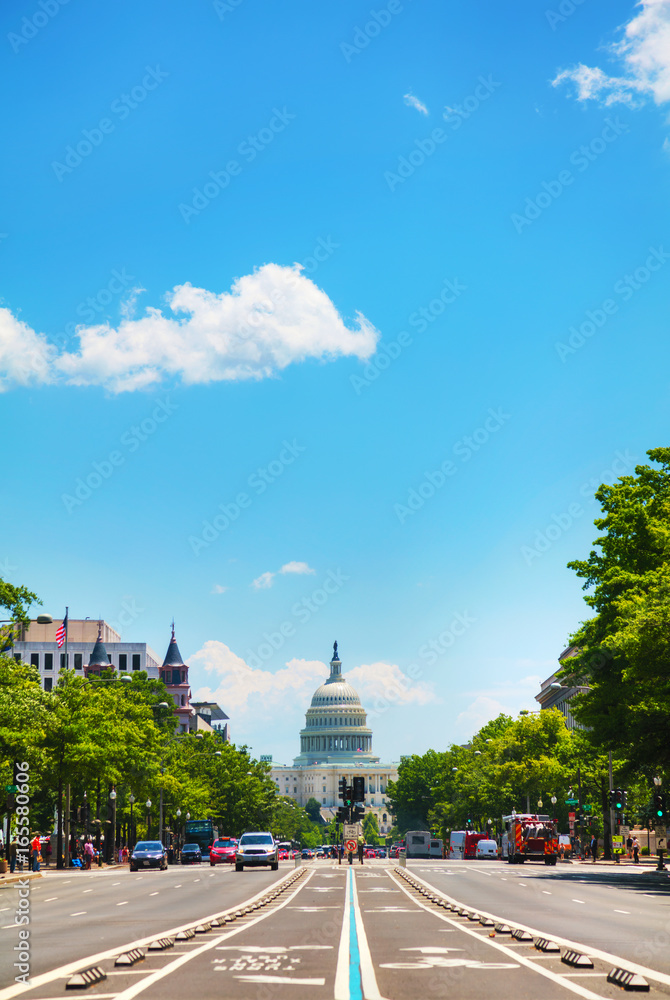 United States Capitol building in Washington, DC