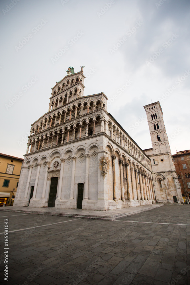Church of San Michele. Lucca in Italy.