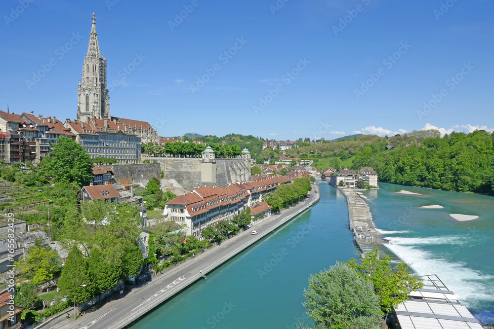 Fototapeta premium altstadt von bern, schweiz 