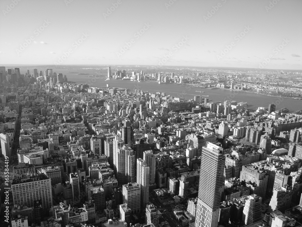 Vue sur Manhattan depuis l'Empire State Building, New-York