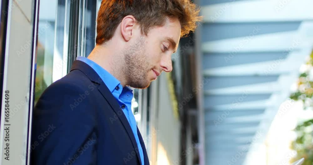 Businessman using digital tablet Businessman using digital tablet