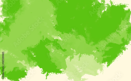 Abstract water color ,background green tone.