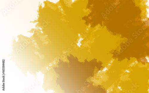 Abstract colorful water color,yellow and orange background.