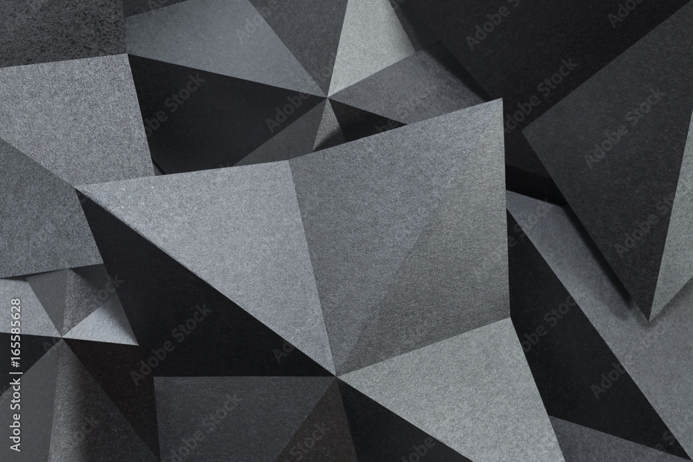 Geometric shapes of paper, abstract background Geometric shapes of paper, abstract background