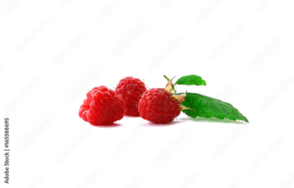 beautiful raspberries on white beautiful raspberries on white