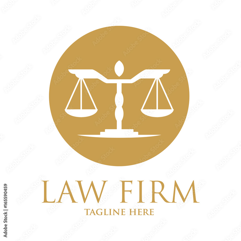 Law Firm Gold Logo Law Firm Gold Logo