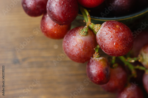 Bunch of grapes, close view