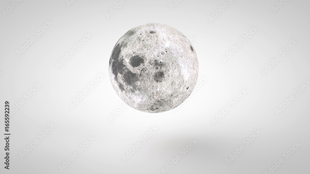 Full Moon isolated in white Full Moon isolated in white