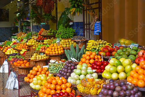 Open air market.