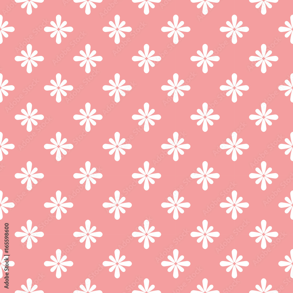 Simple and beauty flower seamless pattern. Simple and beauty flower seamless pattern.