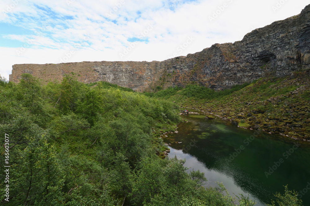 Schlucht von Asbyrgi, Island