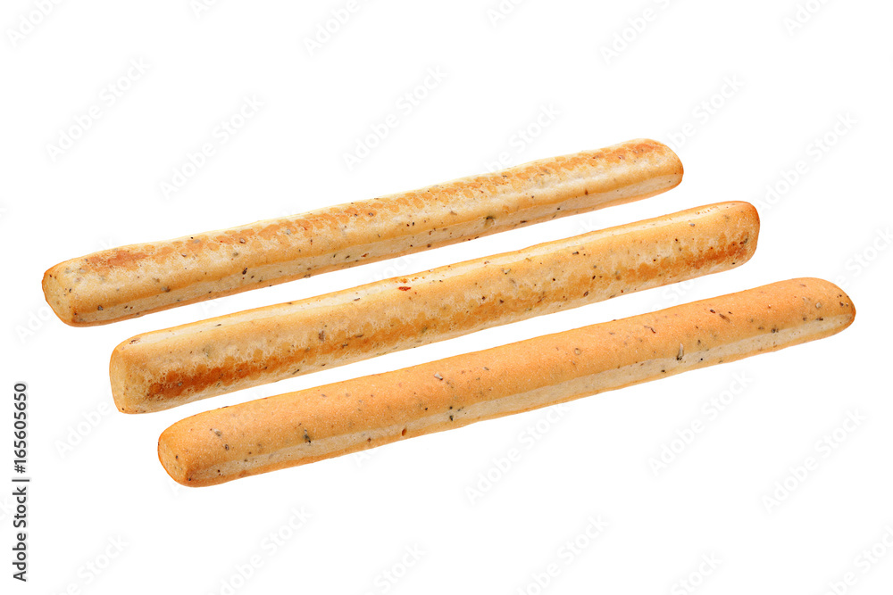 Spiced bread stick on white Spiced bread stick on white