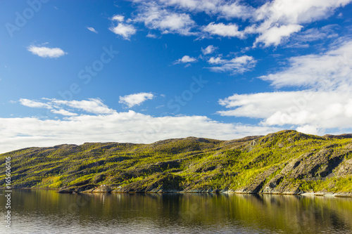 Beautiful view of northern Norway near Alta