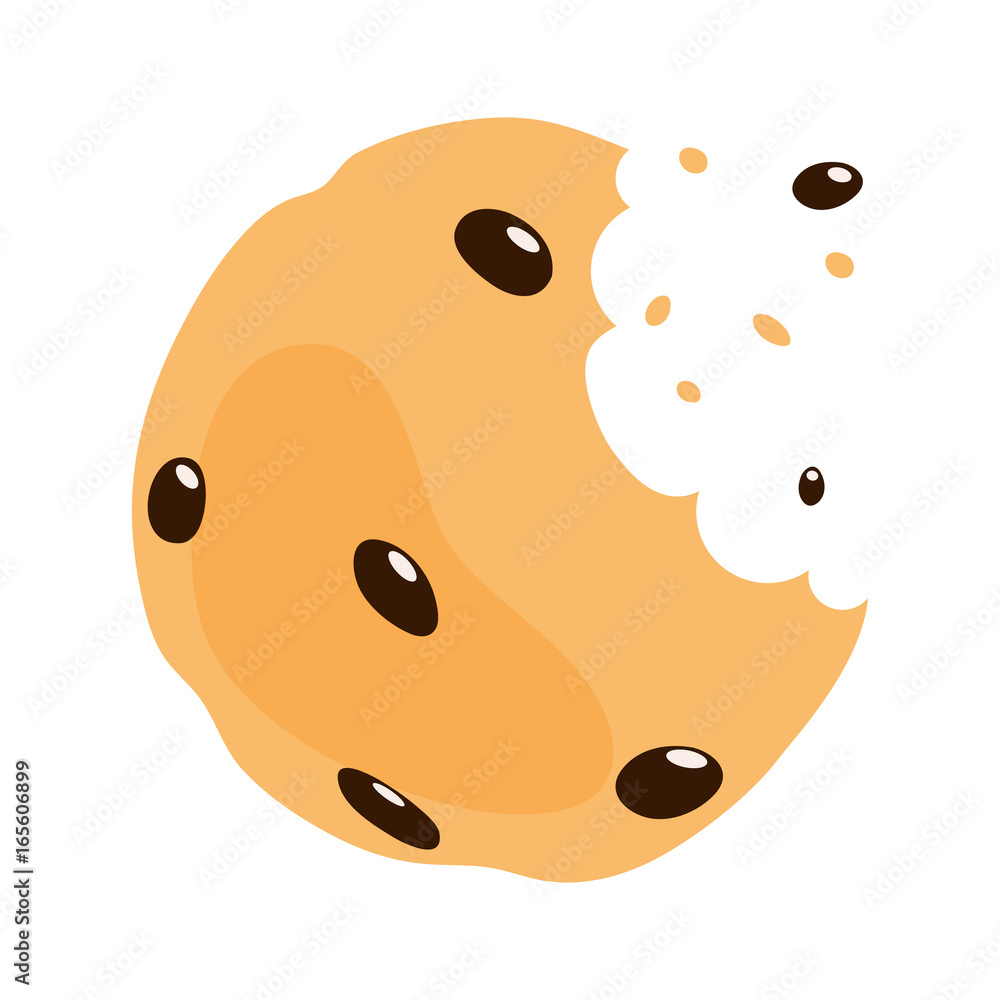 Fototapeta premium Vector cookie cartoon character