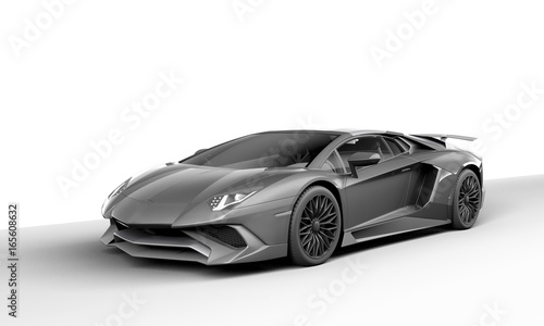 Extreme Sport Cars on white background