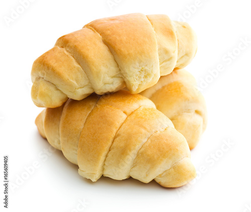 Tasty buttery croissants