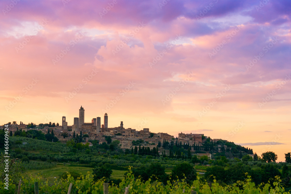 San Gimignano Medieval Village, Italy